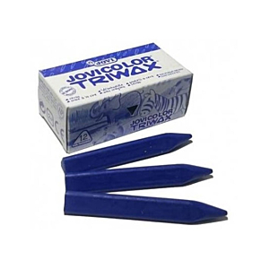 CERAS JOVICOLOR TRIWAX AZUL OSCURO 12UD