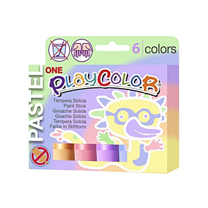 TEMPERA SOLIDA BARRA PASTEL 10G 6 COLORES