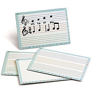 PIZARRA BLANCA FAIBO ED. MUSICAL 21X30CM