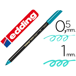 ROTULADOR EDDING 1200 VERDE METALIZADO
