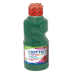 TÉMPERA CON PURPURINA GIOTTO VERDE 250 ML. REF. F531205