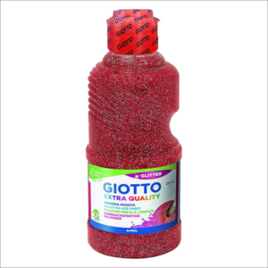 TÉMPERA CON PURPURINA GIOTTO ROJO 250 ML. REF. F531206