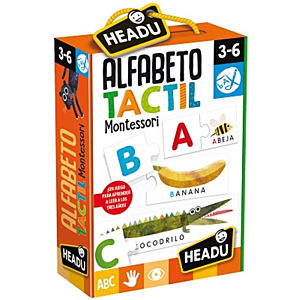 ALFABETO TACTIL MONTESSORI