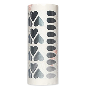 GOMETS INETA CORAZÓN/LÁGRIMA METALIZADO PLATA REF. 02066