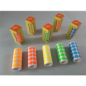 GOMETS INETA CIRCULO GR COLOR FLUOR 150UD SOBRE