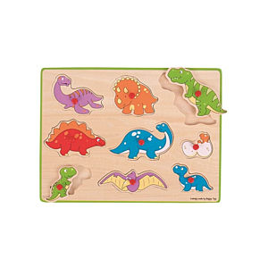 PUZZLE ENCAJE ENTORNOS DINOSAURIOS