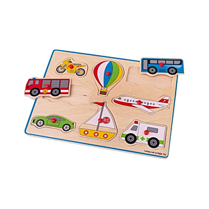 PUZZLE ENCAJE ENTORNOS TRANSPORTES