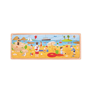 PUZZLES BANDEJA PANORAMICOS 24 PIEZAS EN LA PLAYA