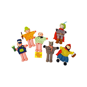 MARIONETAS DE DEDO CAPERUCITA