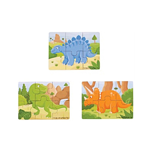 PUZZLES CREATIVOS MADERA DINOSAURIOS