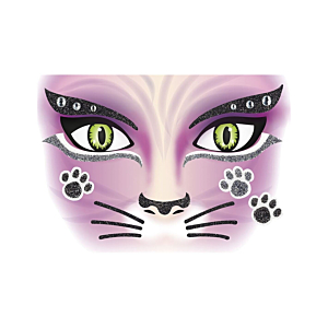 MAQUILLAJE ADHESIVO FACE ART FELINO