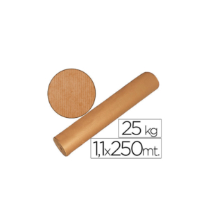 PAPEL CONTINUO FABRISA KRAFT MARRÓN 1,10 MT X 250 M. 25 KG.