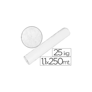PAPEL KRAFT BLANCO 1,10 MT X 250 MTS ESPECIAL PARA EMBALAJE