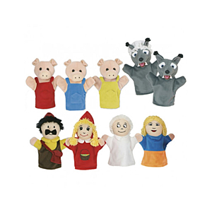 MARIONETAS CAPERUCITA Y 3 CERDITOS REF. 65001