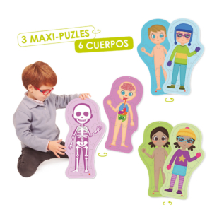 MAXI PUZZLE EL CUERPO HUMANO: ¿COMO SOY? REF. 30245 