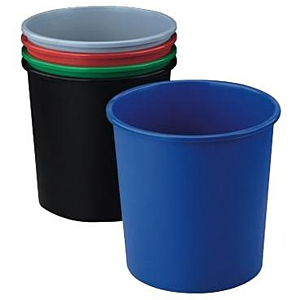 PAPELERA CERRADA 18 LITROS. VERDE REF. 318-04