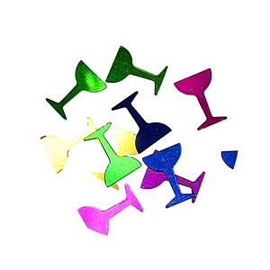 LENTEJUELAS METALIZADAS COPAS 115 G. REF. AWTC-06