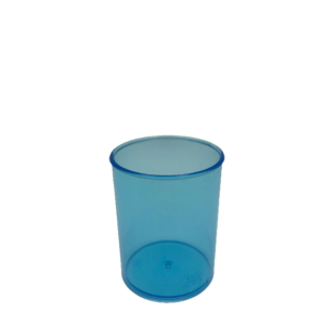 PORTALÁPICES FLUOR AZUL TRANSPARENTE. REF. 205-02