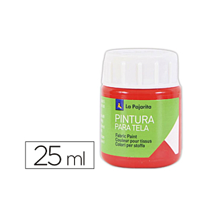 PINTURA TELA LA PAJARITA 25ML ROJO ESCARLATA