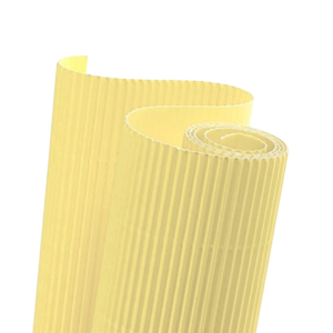 ROLLO CARTÓN ONDULADO AMARILLO 50 X 65 CM. 