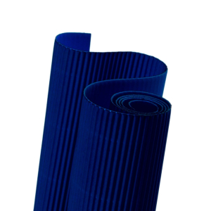 ROLLO CARTÓN ONDULADO AZUL OSCURO 50 X 65 CM. 