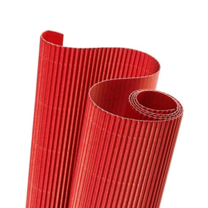 ROLLO CARTÓN ONDULADO ROJO 50 X 65 CM. 