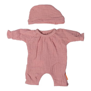 PIJAMA ROSA CON GORRO MUÑECO 40 CM. REF. 31584