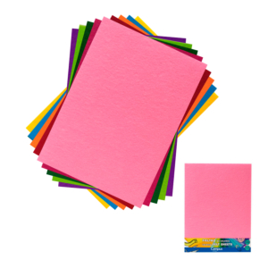 FIELTRO CAMPUS COLLEGE ESPESOR 1MM. 230 X 305 MM. ROSA CLARO 3 UNID.