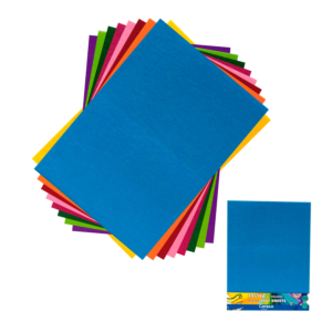FIELTRO CAMPUS COLLEGE ESPESOR 1MM. 230 X 305 MM. AZUL CLARO 3 UNID.