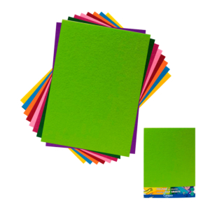 FIELTRO CAMPUS COLLEGE ESPESOR 1MM. 230 X 305 MM. VERDE CLARO 3 UNID.