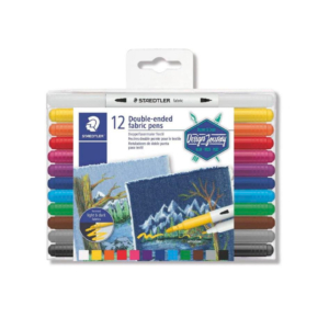 ROTULADOR TEXTIL STAEDTLER DOBLE PUNTA 12 UNID. REF. 3190
