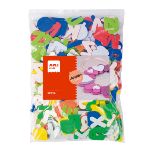 LETRAS FOAM ADHESIVAS (500 UNID) REF. 17439