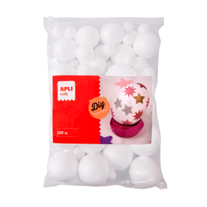 BOLAS DE POREX APLI SURTIDAS 100 UNID. REF. 17456