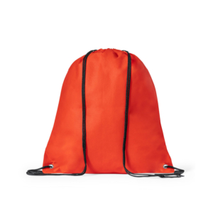 MOCHILA SACO DE POLIÉSTER HERA CON CORDÓN 36 X 42 CM. ROJO