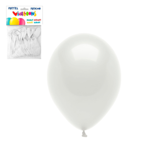 GLOBOS BLANCO 100% LÁTEX BIODEGRADABLE