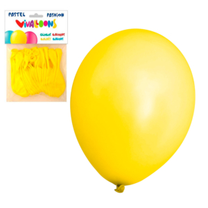 GLOBOS AMARILLO 100% LÁTEX BIODEGRADABLE