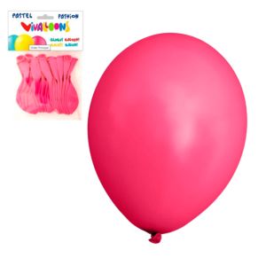 GLOBOS FUCSIA 100% LÁTEX BIODEGRADABLE