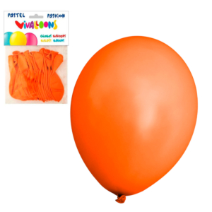 GLOBOS NARANJA 100% LÁTEX BIODEGRADABLE