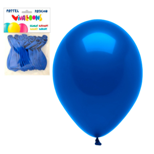 GLOBOS AZUL MEDIO 100% LÁTEX BIODEGRADABLE