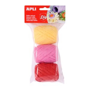 CORDÓNES RAFIA 3 COLORES CANDY REF. 14415