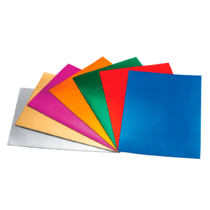 HOJA EVA UNICOLOR AZUL METALIZADO 40 X 60 CM. REF. 1663-07