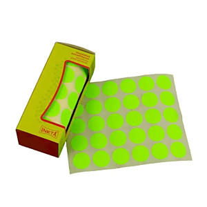 GOMETS CÍRCULO GRANDE 21 MM FLÚOR VERDE REF. 02384
