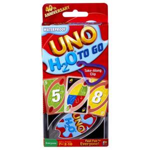 JUEGO DE CARTAS UNO H2O TO GO MATTEL GAMES                                                          