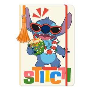 LIBRETA COSIDA CANENCO STITCH CON CIERRE DE GOMA                                                    