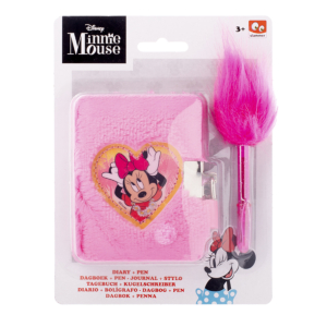 MINI DIARIO CANENCO MINNIE MOUSE CON BOLÍGRAFO POMPÓN                                               