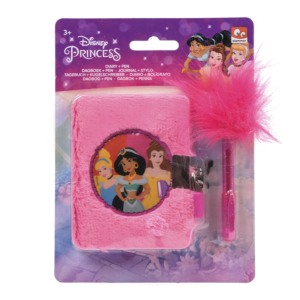 MINI DIARIO CANENCO PRINCESAS CON BOLÍGRAFO POMPÓN                                                  