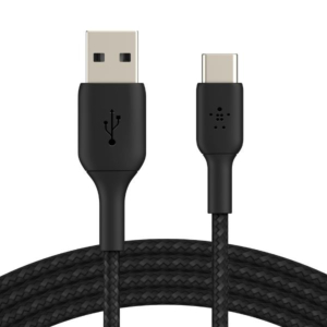 BRAIDED C-A 1M  BLK