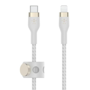 USB-C TO LTG_BRAID SILIC 1M WHITE