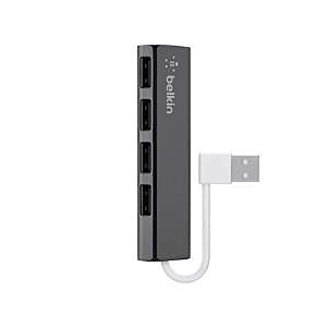 4-PORT TRAVEL USB2.0 HUB ULTRA-SLIM
