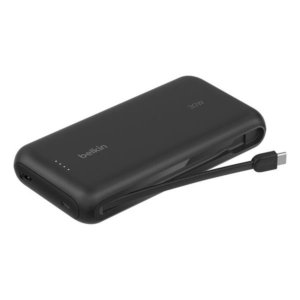 20K 30W POWER BANK + USB C BLACK
